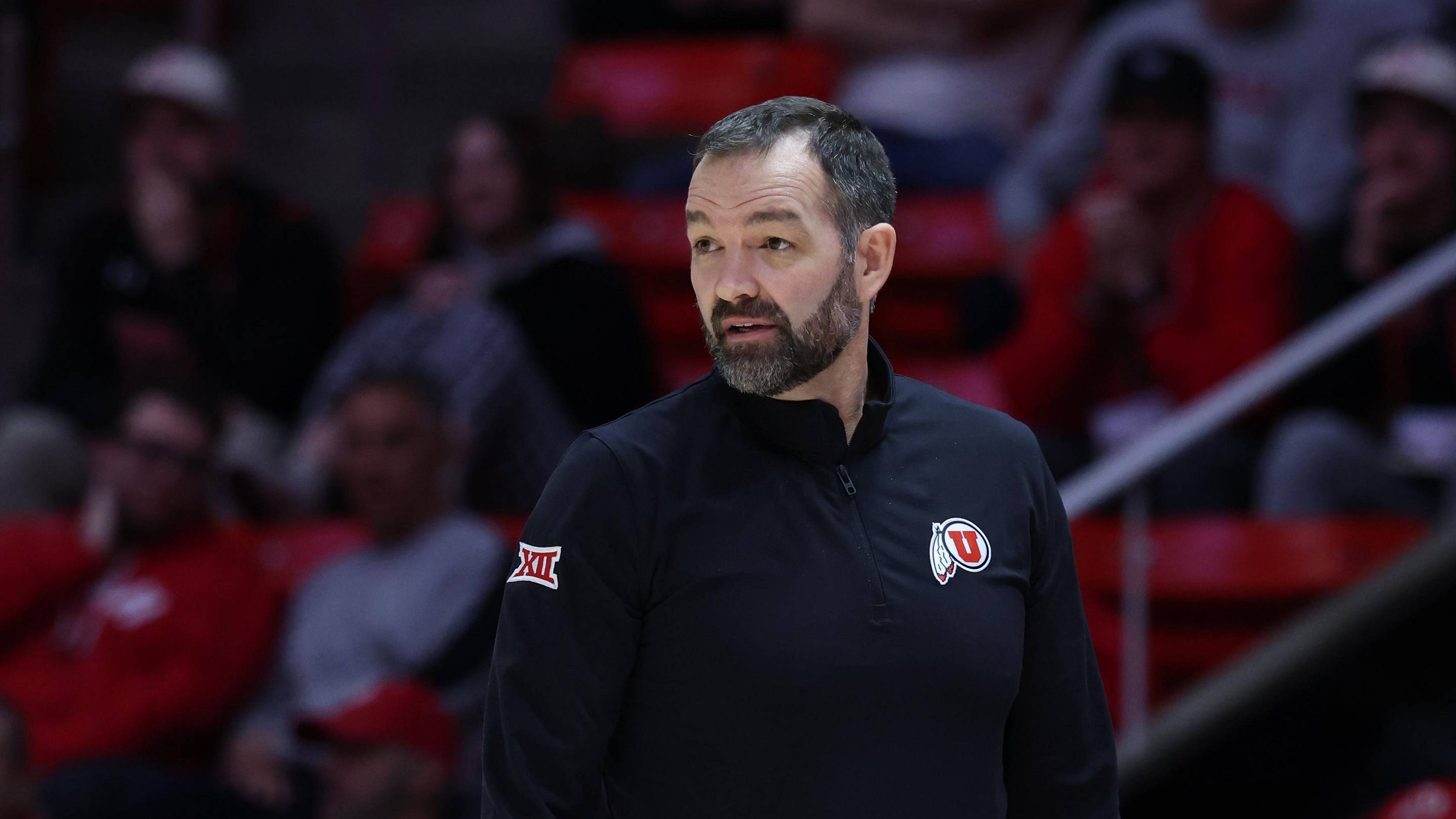 Utah Runnin' Utes head coach Alex Jensen. | Rob Gray-Imagn Images