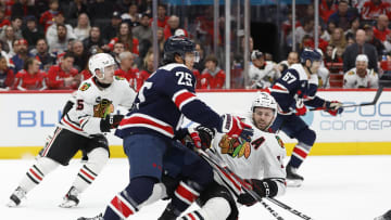 Ethan Bear, Washington Capitals Mandatory Credit: Geoff Burke-USA TODAY Sports