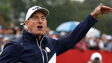 U.S. vice captain Jim Furyk during the 2025 Ryder Cup at Bethpage Black
