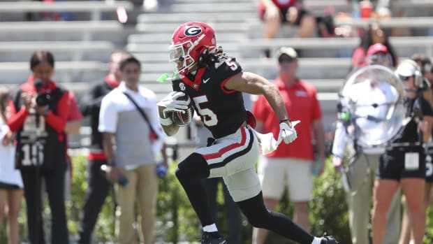 Georgia Bulldogs wide receiver Anthony Evans III