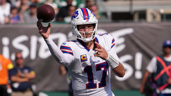 The Buffalo Bills and quarterback Josh Allen are massive favorites on Thursday night.