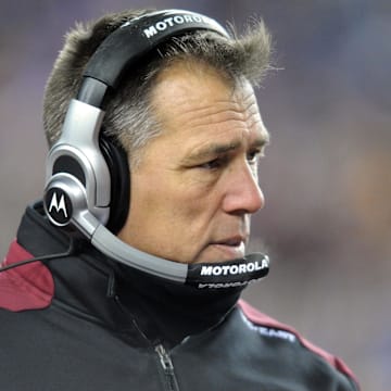 Washington head coach Jim Zorn in the second half against the New York Giants at FedEx Field.