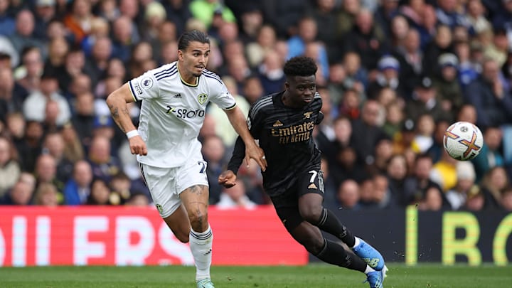 Bukayo Saka memastikan kemenangan Arsenal vs Leeds United