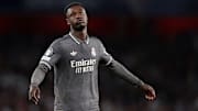 Eduardo Camavinga a été exclu lors du quart de finale aller de Ligue des Champions entre Arsenal et le Real Madrid.