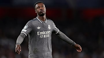 Eduardo Camavinga a été exclu lors du quart de finale aller de Ligue des Champions entre Arsenal et le Real Madrid.