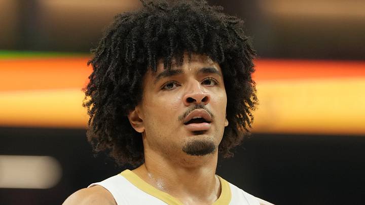 Apr 3, 2026; Sacramento, California, USA; New Orleans Pelicans guard Micah Peavy (14) during the first quarter against the Sacramento Kings at Golden 1 Center. Mandatory Credit: Darren Yamashita-Imagn Images