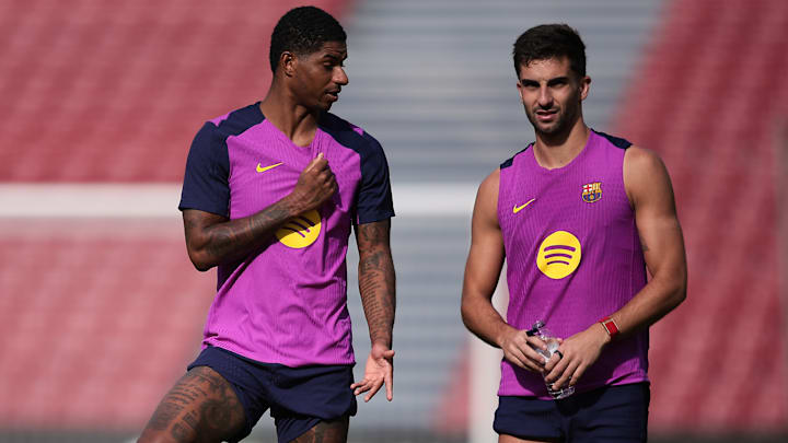 Marcus Rashford neben Spurs-Transferziel Ferran Torres Marcus Rashford neben Spurs-Transferziel Ferran Torres