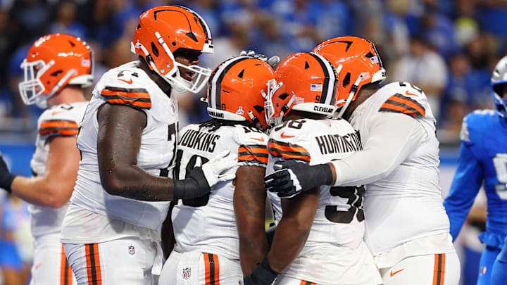 Quinshon Judkins: Cleveland Browns v Detroit Lions