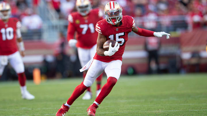 San Francisco 49ers wide receiver Jauan Jennings (15)