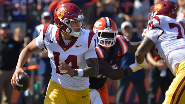 Lincoln Riley Says USC Trojans Illinois Fighting Illini Big Ten Luke Altmyer Jayden Maiava Makai Lemon Waymond Jordan