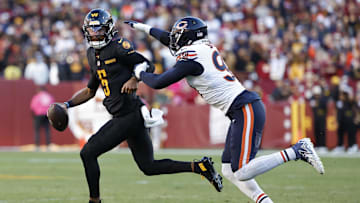 Jayden Daniels and the Commanders are home favorites against the Bears in NFL Week 6.