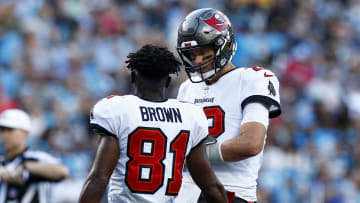 Tom Brady y Antonio Brown jugaron juntos por 16 encuentros con Tampa Bay Buccaneers