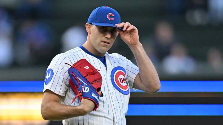 Apr 22, 2026; Chicago, Illinois, USA; Chicago Cubs pitcher Matthew Boyd (16) 