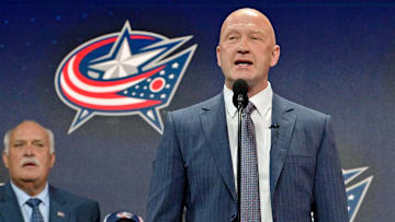 Columbus Blue Jackets general manager Jarmo Kekalainen announces David Jiricek as the number six overall pick.