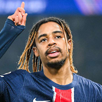 Bradley Barcola was a key figure in Paris Saint-Germain’s treble-winning season.