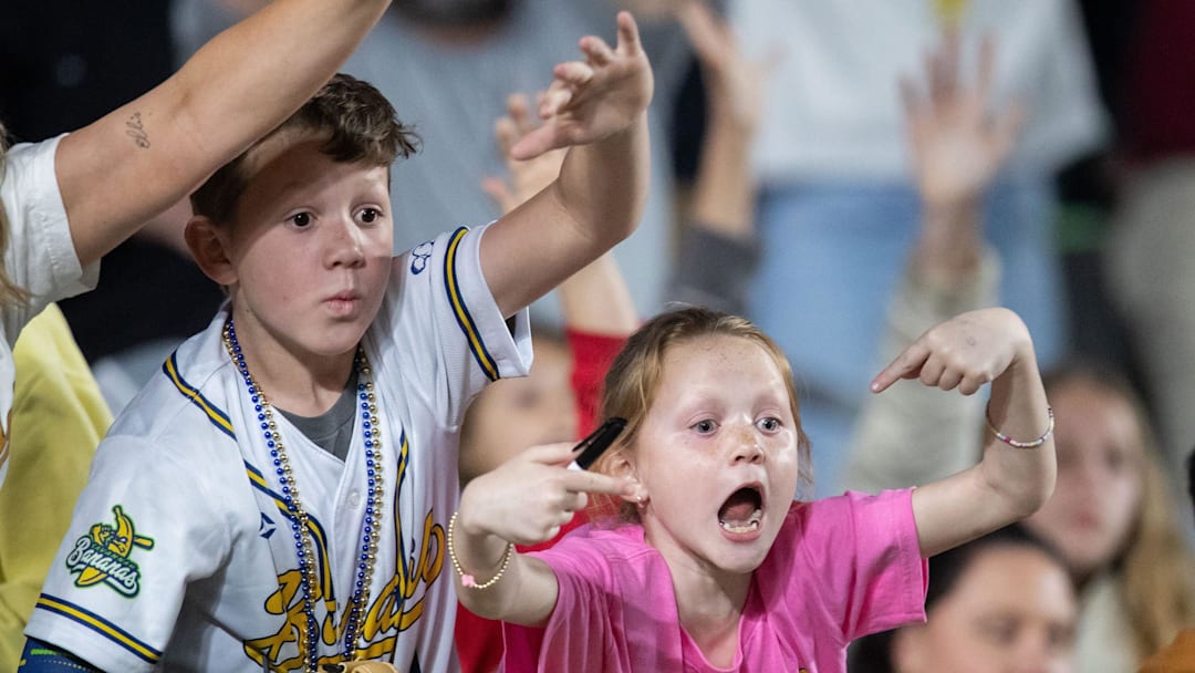 More than 60,000 fans filled Doak Campbell Stadium to experience the Savannah Bananas play against the Texas Tailgaters in Banana Ball on Saturday, Feb. 28, 2026.