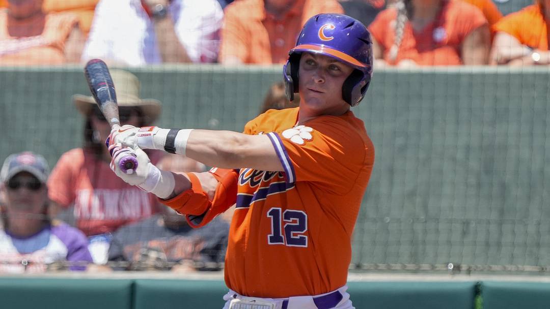 Clemson catcher/outfielder Cooper Ingle (12) made his MLB debut on Friday night. Clemson catcher/outfielder Cooper Ingle (12) made his MLB debut on Friday night.