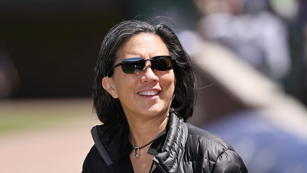 Miami Marlins v Chicago Cubs Miami Marlins v Chicago Cubs