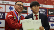 Mochamad Iriawan dan Shin Tae-yong