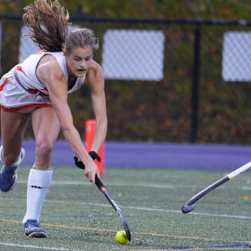 Mamaroneck's Lily Brickman, left. 