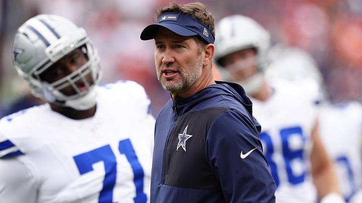 Dallas Cowboys head coach Brian Schottenheimer looks on before the game against the Denver Broncos at Empower Field at Mile High. 