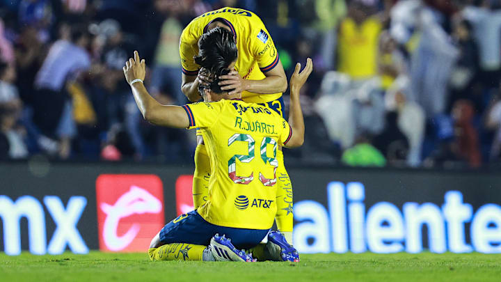 Ramón Juárez agradeció a Dios por lograr su primer gol con la casaca del América, el cual también dedicó a su familia