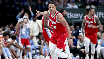 Mar 7, 2025; Dallas, Texas, USA;  Memphis Grizzlies guard Desmond Bane (22) reacts after scoring during the second half against the Dallas Mavericks at American Airlines Center. Mandatory Credit: Kevin Jairaj-Imagn Images