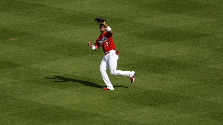 Cincinnati Reds outfielder Jose Barrero