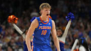 Florida Gators forward Thomas Haugh is a solid prop target in the national title game.