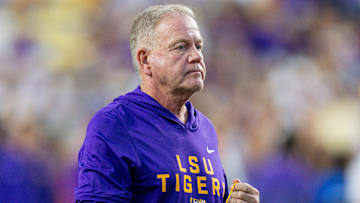LSU Tigers head coach Brian Kelly