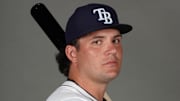 Tampa Bay Rays infielder Bob Seymour poses for a photo during media day in Port Charlotte, Fla., on Feb. 17, 2025.