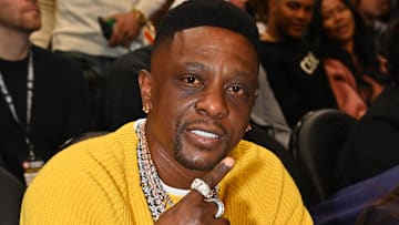 Celebrities Attend Los Angeles Lakers v Atlanta Hawks