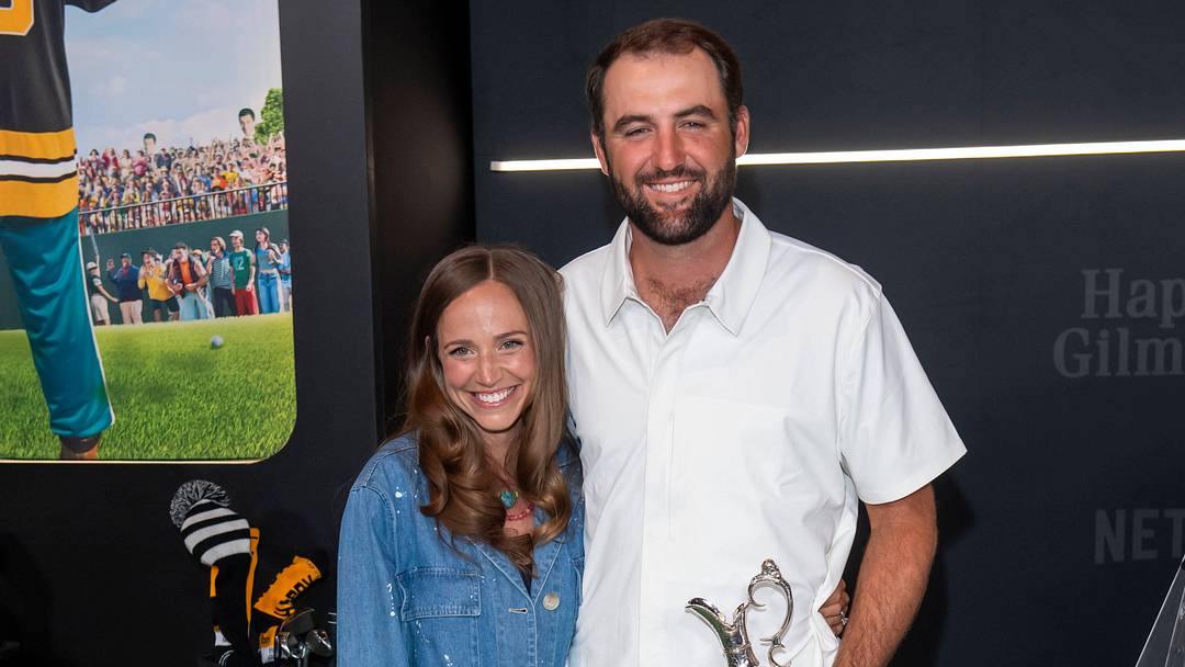 July 21, 2025: Scottie Scheffler and his wife, Meredith Scudder, attend the 'Happy Gilmore 2' premiere July 21, 2025: Scottie Scheffler and his wife, Meredith Scudder, attend the 'Happy Gilmore 2' premiere