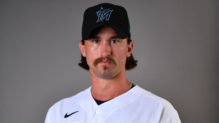 Tommy Eveld at Miami Marlins Photo Day