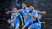 TOPSHOT-FBL-CONCACAF-CHAMPIONS-CRUZ AZUL-TIGRES