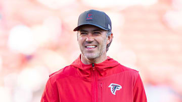 Atlanta Falcons offensive coordinator Zac Robinson