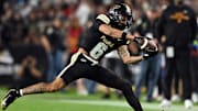 Purdue Boilermakers wide receiver Arhmad Branch (6) catches a pass