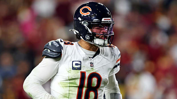Chicago Bears quarterback Caleb Williams. Chicago Bears quarterback Caleb Williams.
