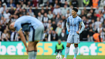 A frustrated Heung Min-Son after Alexander Isak's winner