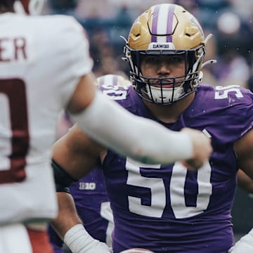 Sebastian Valdez was a 13-game starter for the UW in 2024. 