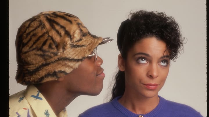 Jasmine Guy and Kadeem Hardison