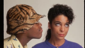 Jasmine Guy and Kadeem Hardison