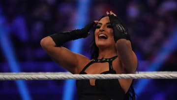 Jan 29, 2022; St. Louis, MO, USA; Sonya Deville during the Royal Rumble The Dome at America's Center. Mandatory Credit: Joe Camporeale-USA TODAY Sports