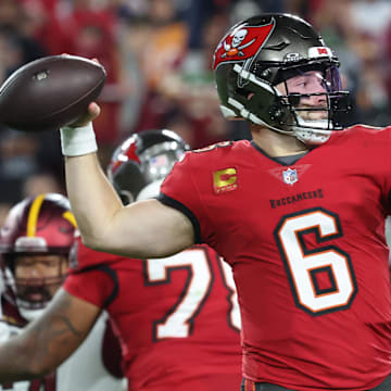 Bet on Baker Mayfield to go over 4,000 passing yards in 2025 NFL season.