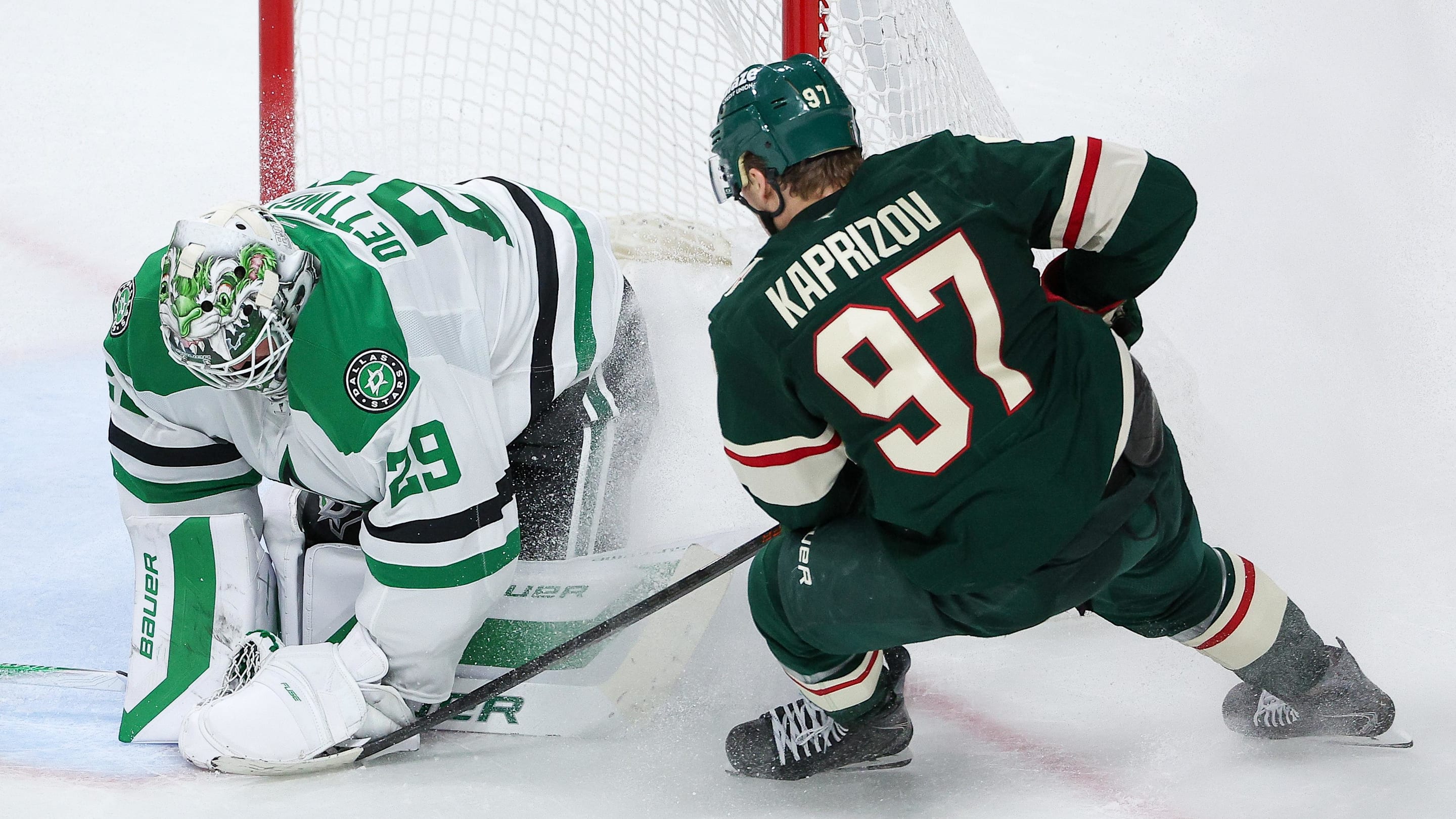 Wild forward Kirill Kaprizov has six points in four games of the first-round playoff series against the Stars.