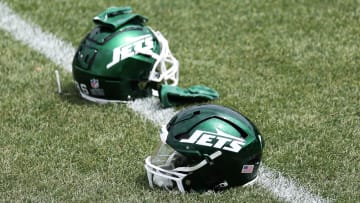 NY Jets helmets