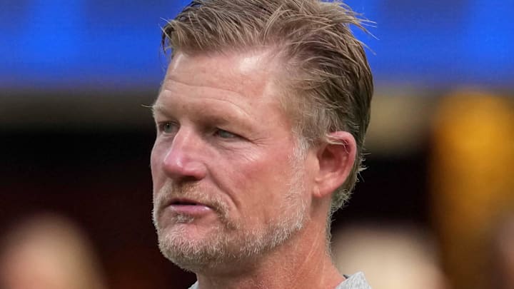 Los Angeles Rams general manager Les Snead. Mandatory Credit: Kirby Lee-Imagn Images