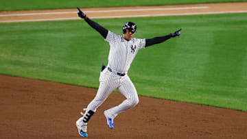 Soto celebró de manera eufórica su primer jonrón en playoffs con los Yankees