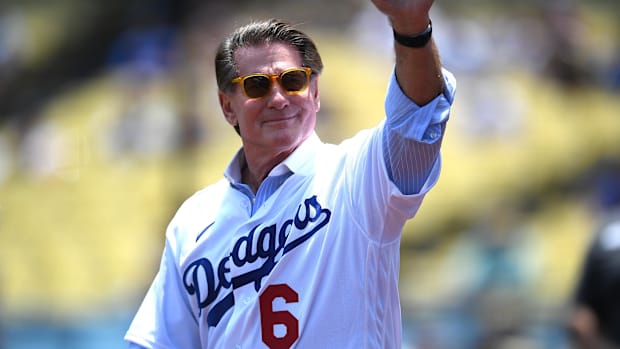 Former Los Angeles Dodgers first baseman Steve Garvey