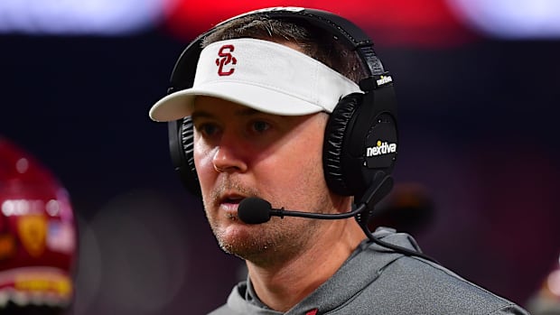 USC trojans lincoln riley college football playoff big ten Recruiting Transfer NIL Michigan Wolverines Jayden Maiava Odds 